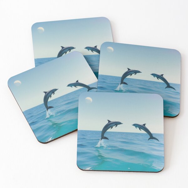 Item preview, Dolphins Meet in the Middle designed and sold by Sweet-Medley.