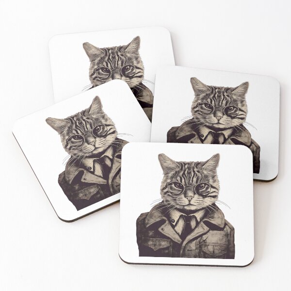Item preview, Detective Kitty Cat designed and sold by Bad Kitties.
