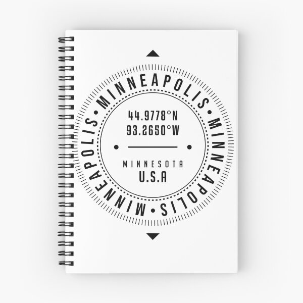 Item preview, Minneapolis, Minnesota, USA - 1 - City Coordinates Typography Print - Classic, Minimal designed and sold by Studio Grafiikka.