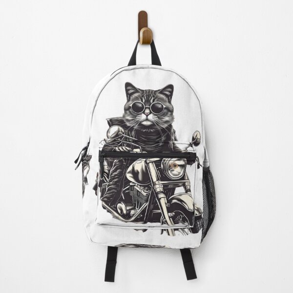 Item preview, Classic Biker Kitty Cat designed and sold by Bad Kitties.