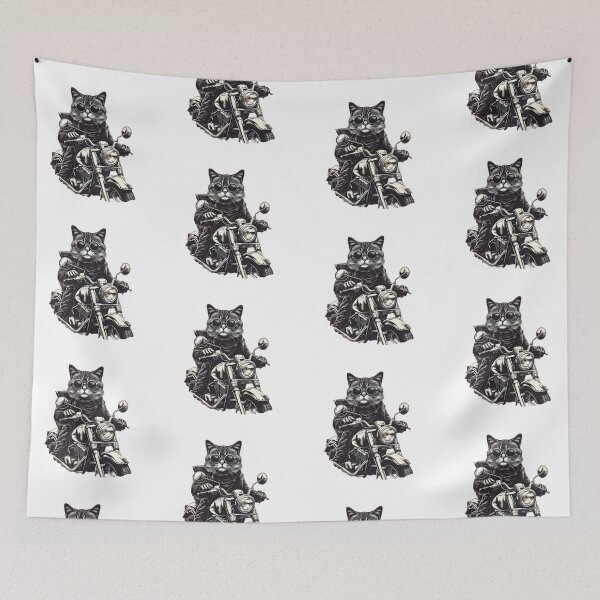 Item preview, Classic Biker Kitty Cat designed and sold by Bad Kitties.