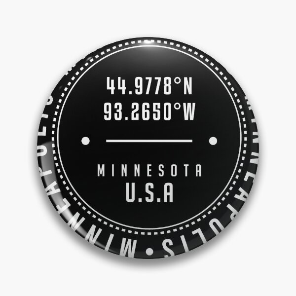 Artikelvorschau, Minneapolis, Minnesota, USA - 1 - City Coordinates Typography Print - Classic, Minimal entworfen und verkauft von Studio Grafiikka.