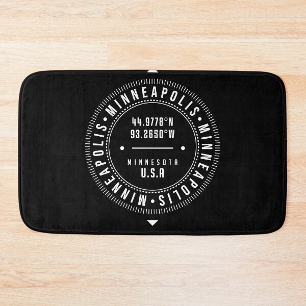 Item preview, Minneapolis, Minnesota, USA - 1 - City Coordinates Typography Print - Classic, Minimal designed and sold by Studio Grafiikka.