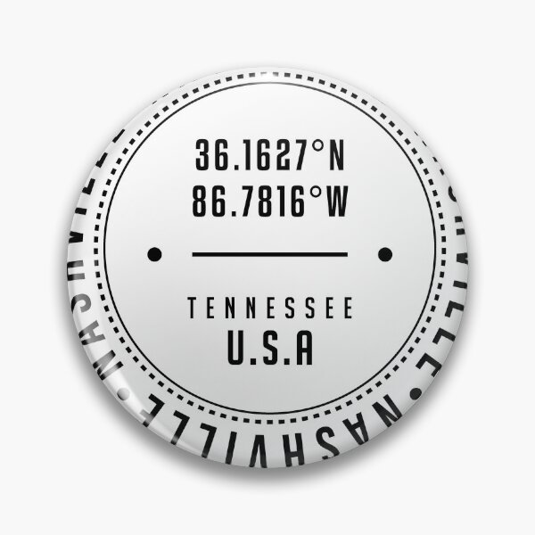 Item preview, Nashville, Tennessee, USA - 1 - City Coordinates Typography Print - Classic, Minimal designed and sold by Studio Grafiikka.