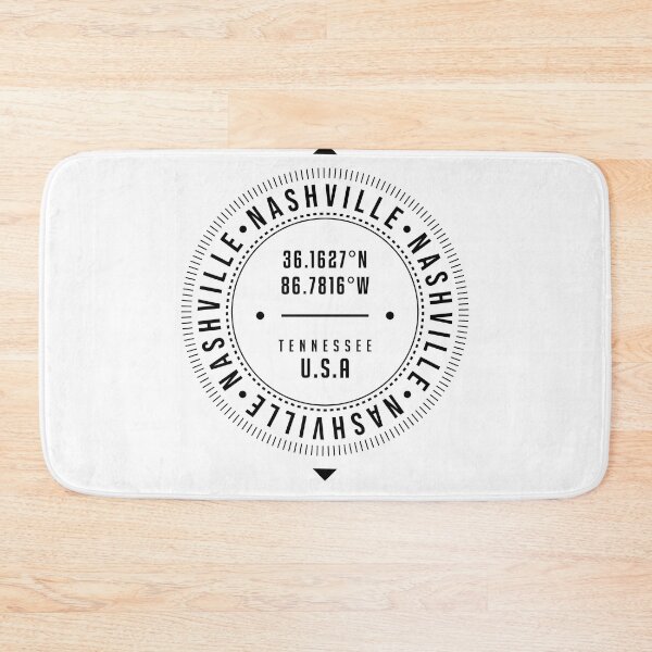 Item preview, Nashville, Tennessee, USA - 1 - City Coordinates Typography Print - Classic, Minimal designed and sold by Studio Grafiikka.