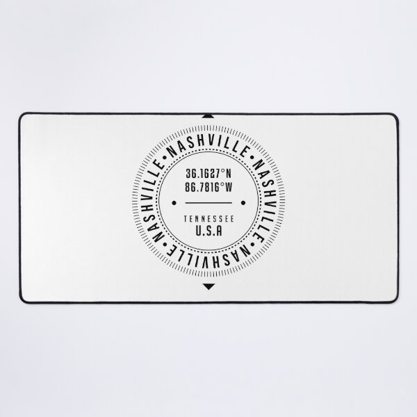 Item preview, Nashville, Tennessee, USA - 1 - City Coordinates Typography Print - Classic, Minimal designed and sold by Studio Grafiikka.