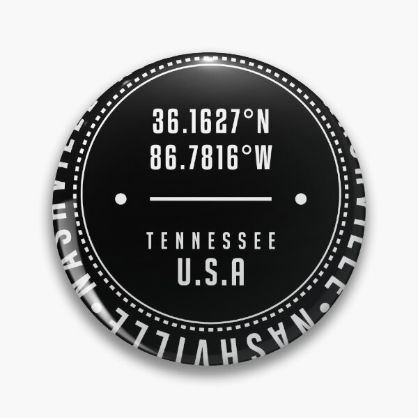 Item preview, Nashville, Tennessee, USA - 1 - City Coordinates Typography Print - Classic, Minimal designed and sold by Studio Grafiikka.