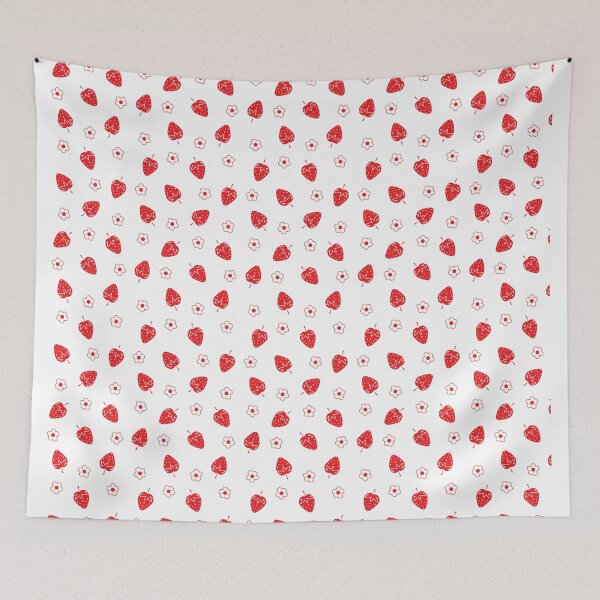 Item preview, Cute strawberries pattern designed and sold by RaionKeiji.