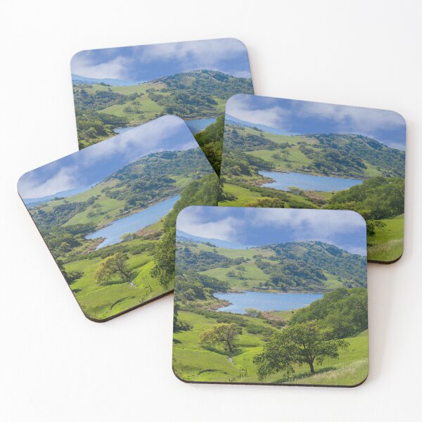 Item preview, Calero Reservoir with Lushy Green Oak Forest and Grasslands designed and sold by yhelfman.
