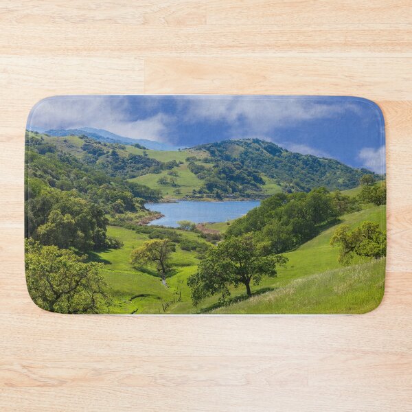 Item preview, Calero Reservoir with Lushy Green Oak Forest and Grasslands designed and sold by yhelfman.