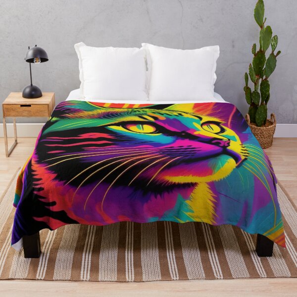 Item preview, Multi-Colored Cat by Perceptual Paradox Creations designed and sold by hobbit73.