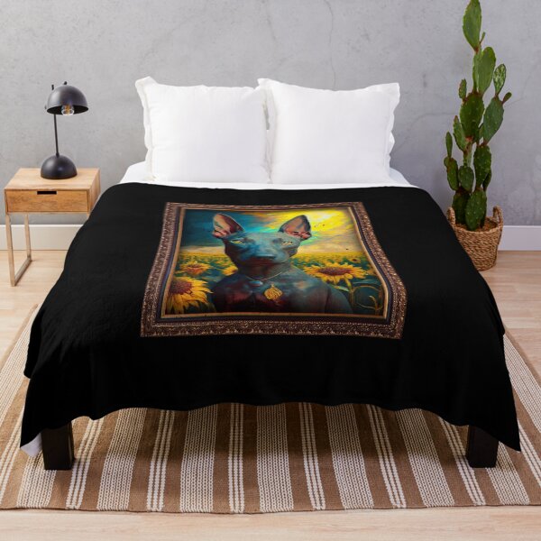Item preview, Xoloitzcuintli Xolo Sunflower Painting Adorable Dog designed and sold by rafaeltto.