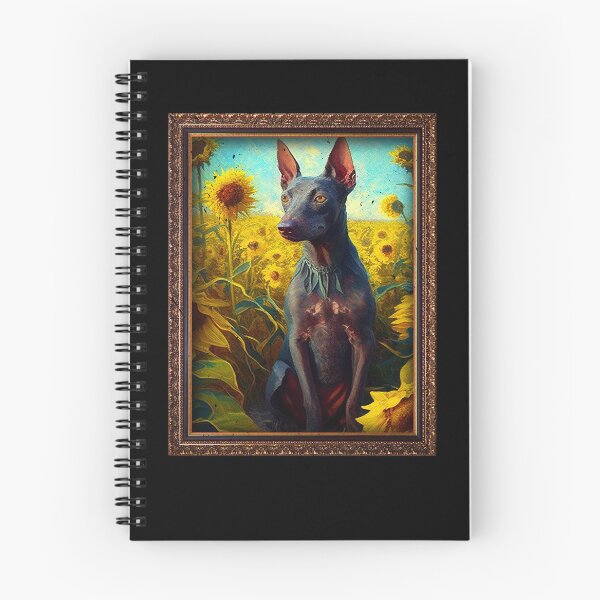 Item preview, Xoloitzcuintli Xolo Sunflower Painting Adorable Dog designed and sold by rafaeltto.