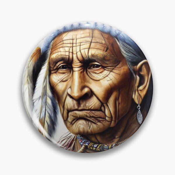 Item preview, Native American Indian Chief AI Generated  designed and sold by Lartheviking.