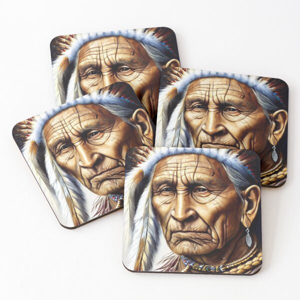 Item preview, Native American Indian Chief AI Generated  designed and sold by Lartheviking.