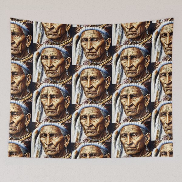 Item preview, Native American Indian Chief AI Generated  designed and sold by Lartheviking.