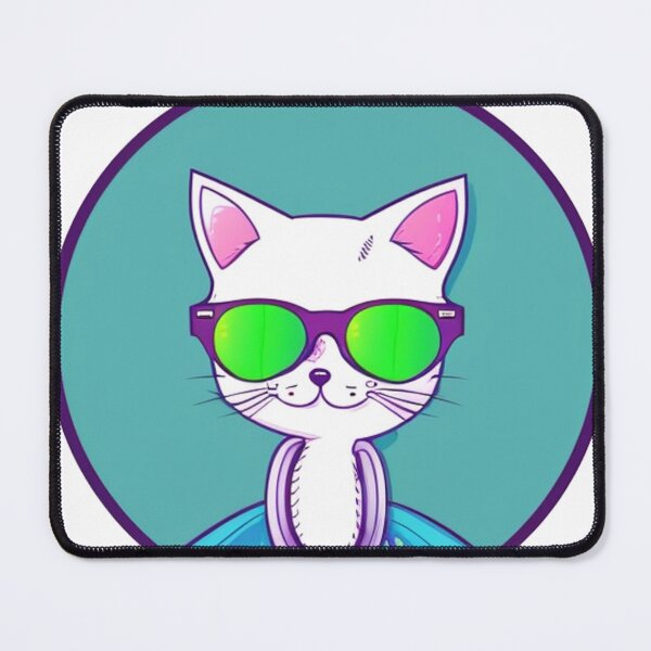 Item preview, A Cat Wearing A  Sunglass Art designed and sold by AnimateSpring.