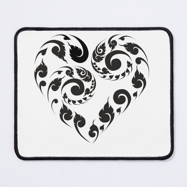Item preview, Heart with Thai pattern, Thai art element designed and sold by KanyaluckArtist.