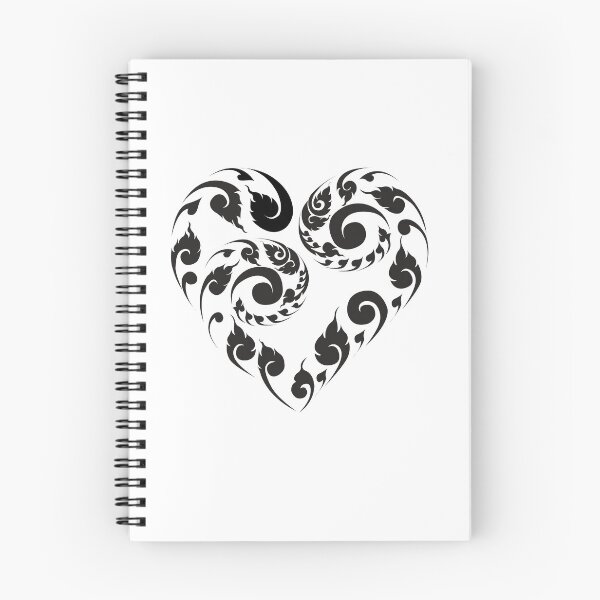 Item preview, Heart with Thai pattern, Thai art element designed and sold by KanyaluckArtist.