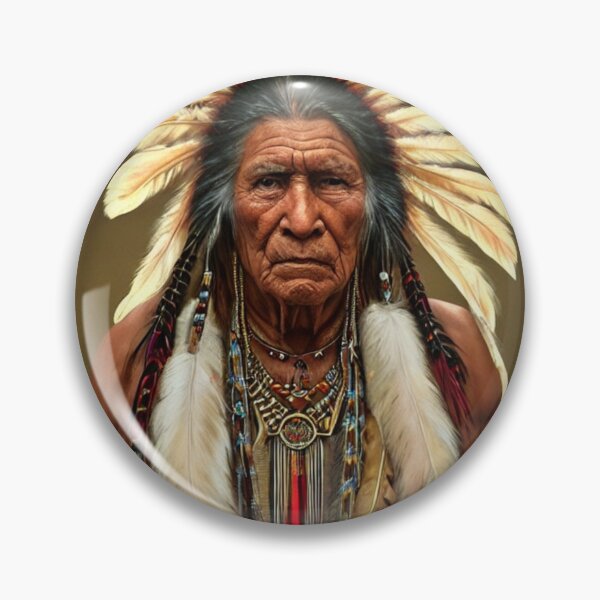Item preview, Native American Indian Chief AI Generated  designed and sold by Lartheviking.