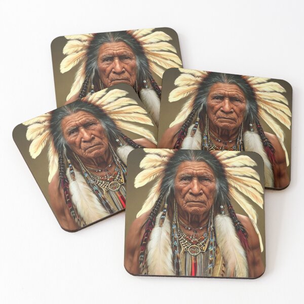 Item preview, Native American Indian Chief AI Generated  designed and sold by Lartheviking.
