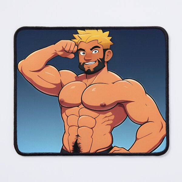 Item preview, Gay Muscle Man Posing - Tyler designed and sold by YassBro.
