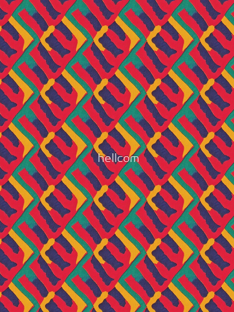 Thumbnail 4 of 4, iPhone Case, Old School Geometric Pattern designed and sold by hellcom.