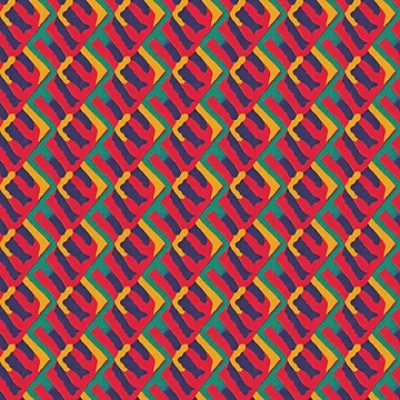Artwork thumbnail, Old School Geometric Pattern by hellcom