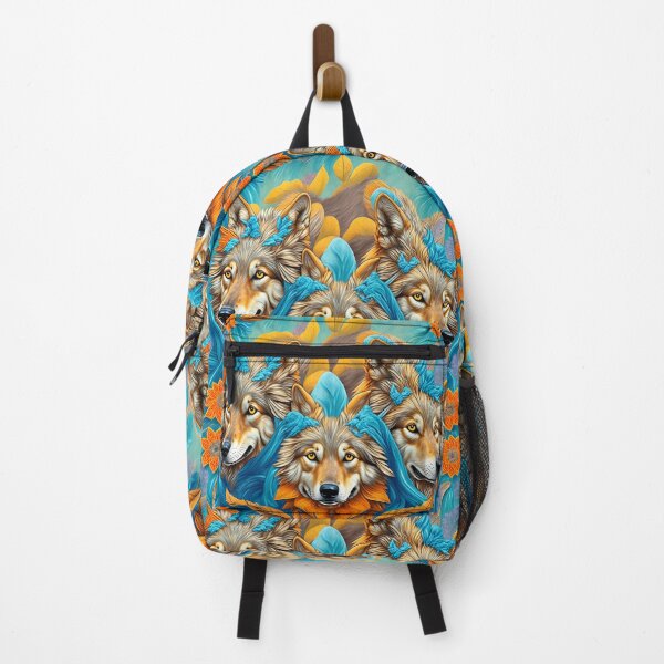 Item preview, Pack Of Wolves Colorful Pattern designed and sold by artist-mac.