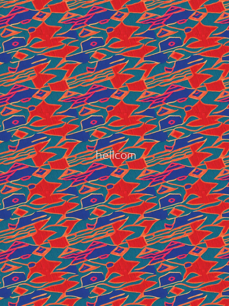 Thumbnail 4 of 4, iPhone Case, Old School Geometry Pattern designed and sold by hellcom.