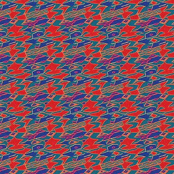 Artwork thumbnail, Old School Geometry Pattern by hellcom
