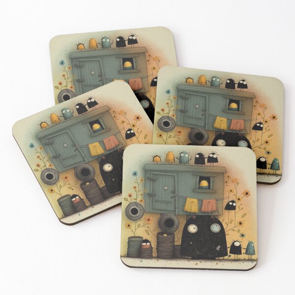 Item preview, Curious Visitors designed and sold by DigiDidi.