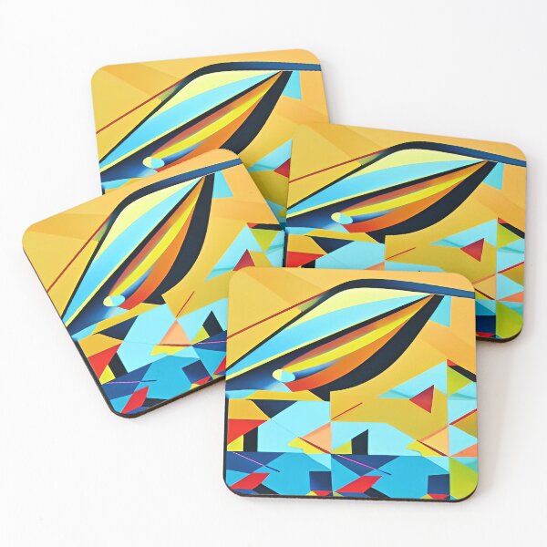 Item preview, Geometric Bird Perched on Nest designed and sold by deniselynnimage.