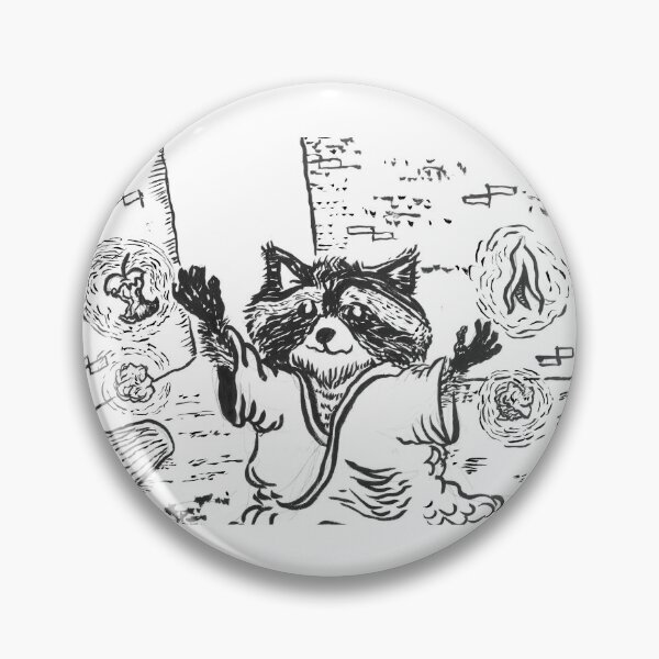 Item preview, Raccoon Elementalist Bending Trash designed and sold by Pasqual Artise.