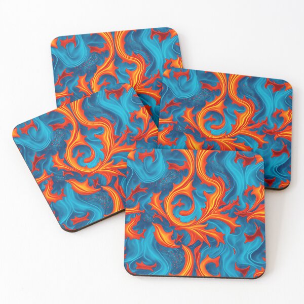 Item preview, Fire And Water Pattern designed and sold by artist-mac.