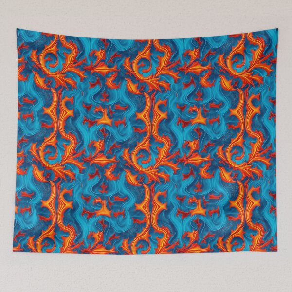 Item preview, Fire And Water Pattern designed and sold by artist-mac.