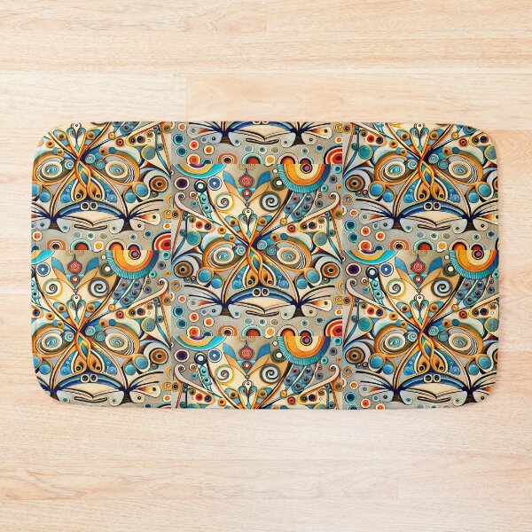 Item preview, A painting of a cat's face with circles around it designed and sold by Hillol Bora.