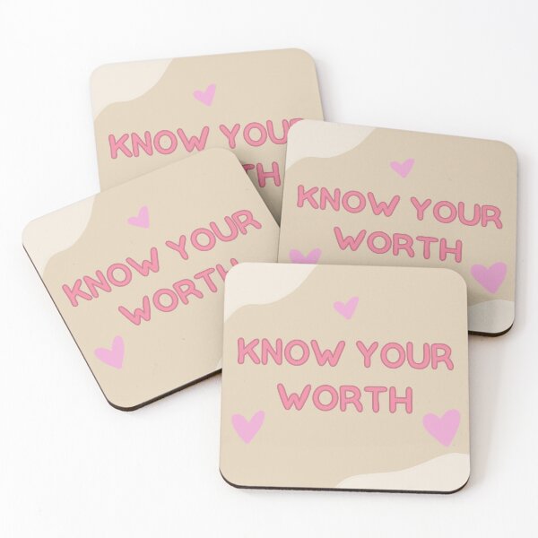 Item preview, Know Your Worth designed and sold by Libby :).