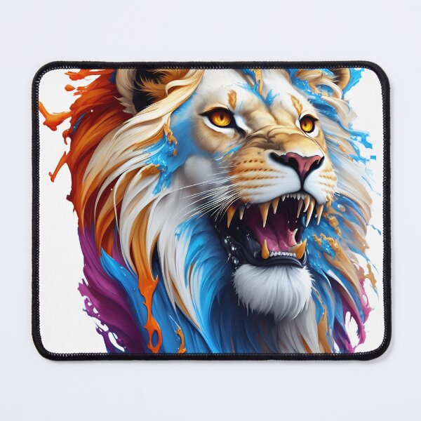 Item preview, colorful lion roar designed and sold by basitcv.