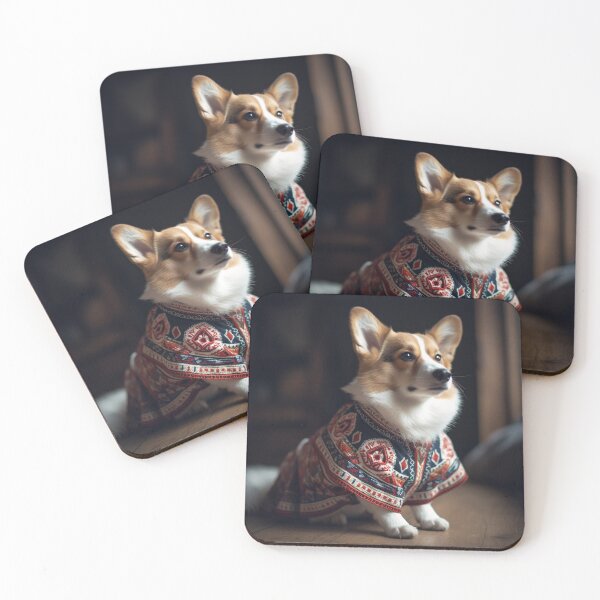Item preview, Calm Corgi Wearing A Vyshyvanka | Ukrainian Artwork | AI Generated Artwork designed and sold by john00ivy.