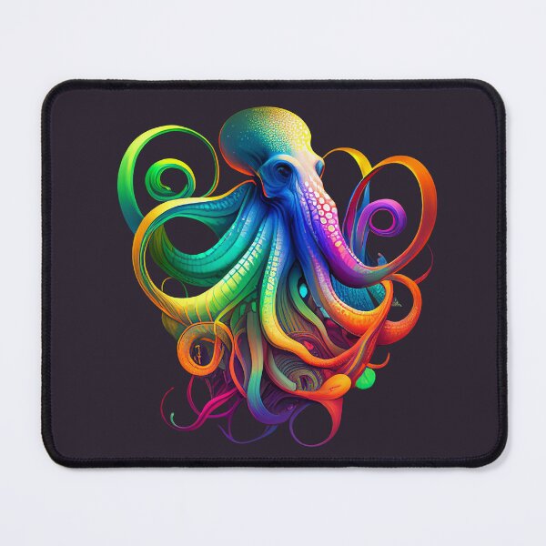 Item preview, Multi Color Octopus designed and sold by houseoflineart.