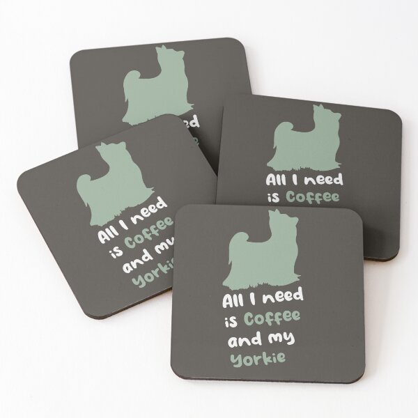 Item preview, All I Need Is My Coffee And My Yorkie designed and sold by boholoc0.