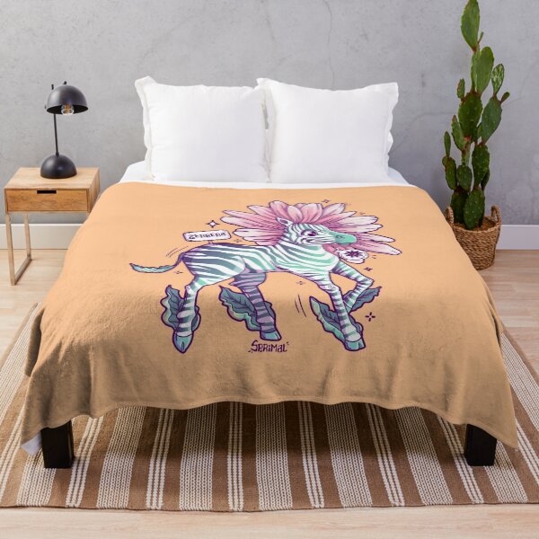 Item preview, Zerbera zebra and gerbera pun designed and sold by SPIRIMAL.