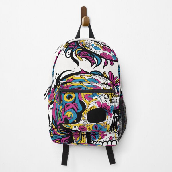 Item preview, #8 Colourful skull design designed and sold by shadowartsss.