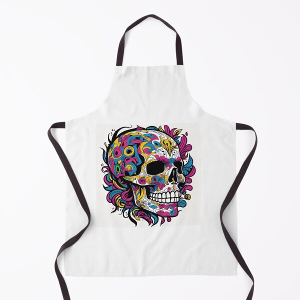 Item preview, #8 Colourful skull design designed and sold by shadowartsss.