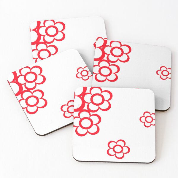 Item preview, Scattered Daisies - Red designed and sold by ChiweenieHobbit.