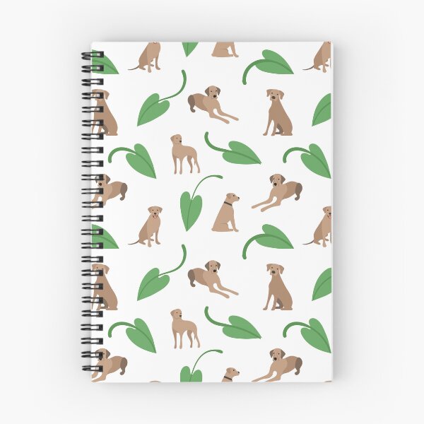 Item preview, Ridgeback dog and green leaves designed and sold by RevolutionizZed.