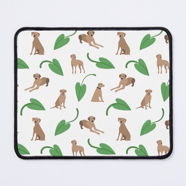 Item preview, Ridgeback dog and green leaves designed and sold by RevolutionizZed.
