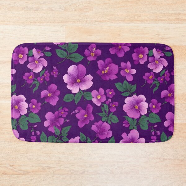 Item preview, Purple and Pink Flowers Floral Patterns designed and sold by Wonder Of Light.