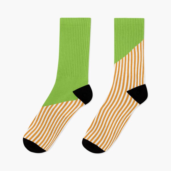 Item preview, Triangle and Stripes | Mixed Patterns | Orange and Apple Green designed and sold by rsty11.